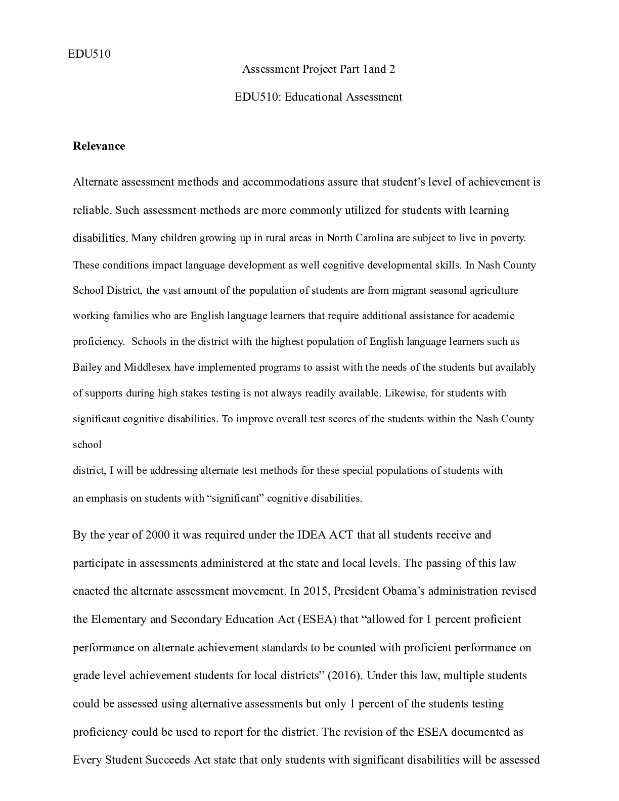 Preview image of Assessment Project Part 1and2.docx(1) document